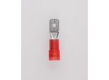 Connettore A Forcella, Dimensione Spina 4,8 X 0,8 Mm Isolata, Con Crimpatura Dell'isolamento, Senza Linguetta Di Bloccaggio Sezione 0,5 Mm² - 1,5 Mm² Rosso,