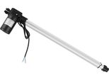Attuatore Lineare - Attuatore Lineare Elettrico - Corsa 500 Mm (50,8 Cm) - 6000 N - Silenzioso - IP44 - 22 Mm - Argento