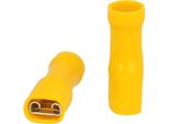 F612638D Prese A Lama STEX24, Spina 6,3 X 0,8 Mm Completamente Isolata, Con Sezione A Crimpare 4 Mm² - 6 Mm² Giallo