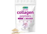 Collagene Peptide In Polvere Collagene Tipo I, Ii, Iii, V, X, Biotina Vitamina C Acido Ialuronico