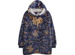 Harry Potter - Felpa Con Cappuccio Per Ragazze NS8996 (Taglia Unica) (Blu)