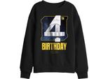 Star Wars - Felpa Per Bambini, 4° Compleanno TV29661 (152-158) (Nero)