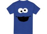 Sesame Street - Maglietta Da Uomo/Donna Unisex, Screziata TV29737 (3XL) (Blu Reale)