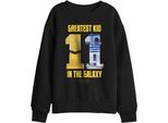 Star Wars - Felpa "Greatest Kid"" Per Bambini, 11° Compleanno TV29743 (152-158) (Nero)"