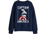 Captain America - Felpa Per Bambini TV29719 (152-158) (Marine)