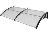 Tettoia Per Porta - Tettoia Per Porta D'ingresso - Tettoia In Policarbonato - Protezione Uv UPF50+ - Resistente Alle Intemperie - 965X1987 Mm