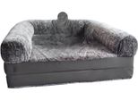 Lettino Per Cani Bolt Edge Dita - 180 Cm - Divano Per Cani Sulle Gambe - Cuscino Rimovibile - Confortevole E Morbido - Design Moderno - Per Cani Di Taglia Grande