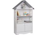 Armadio Con Bordo A Bulloni - Per Bambini - Armadio Per Giocattoli - Camera Dei Bambini - Libreria Di Legno