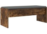 Syfax™ Panca Per Ingresso Con Cuscino Rovere Fumé 103 X 38 X 40 Cm