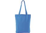 Westford Mill - Borsa "Earthaware"", Twill, Cotone Organico BC6979 (Taglia Unica) (Blu Fiordaliso)"