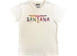 Santana - T-Shirt Uomo/Donna Unisex, Logo RO15365 (S) (Bianco)