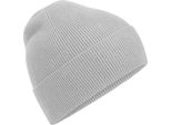 Beechfield - Berretto Da Uomo/Donna Unisex, Cotone Organico, Maglia Fine BC6967 (Taglia Unica) (Grigio Chiaro)