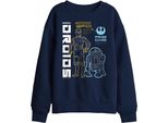 Star Wars - Felpa "Droidi Ribelli"" Per Bambini TV29813 (152-158) (Navy)"