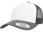 Flexfit - Cappello Trucker Per Uomo/Donna Unisex, Colori A Blocchi BC6964 (Taglia Unica) (Grigio Scuro/Bianco)