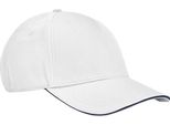 Beechfield - Cappello Da Baseball "Earthaware Classic"", Cotone Organico BC6902 (Taglia Unica) (Bianco/Blu Scuro)"