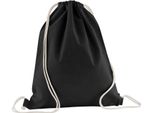 Westford Mill - Borsa Da Palestra "Inco"", Cotone Organico BC6919 (Taglia Unica) (Nero)"