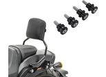 Set Sissybar Adatto Per Harley Davidson Fat Bob / 114 18-25 # Nero