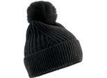 Beechfield - Berretto "Snow Luxe"" Per Uomo/Donna Unisex BC6908 (Taglia Unica) (Nero)"