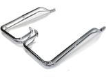 Barra Di Protezione Borse Per Harley Davidson Road King 09-13 Cromata