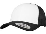 Flexfit - Cappello Trucker Per Uomo/Donna Unisex, Colori A Blocchi BC6964 (Taglia Unica) (Nero/Bianco)