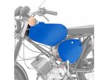 Serbatoio / Serbatoio Benzina Per Simson S51 / S50 / S70 Con Copertura Laterale Tappetino Blu