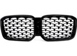 Paraurti Anteriore - Per Griglia Stile Diamante Nero Lucido - Per Bmw X3/X4 G01/G02 (2022-2023) - Accessori Auto