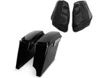 Valigia Laterale Allungata Per Harley Road King 94-13 Con Tasche Interne
