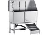 Bagno Per Cani Deluxe - 1270 Mm - Acciaio Inox - Bagno Per Animali Domestici