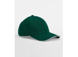 Beechfield - Cappello Da Baseball "Earthaware"", Cotone Organico BC6897 (Taglia Unica) (Bianco/Blu Scuro)"
