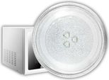 Piatto Girevole Per Microonde Happyment - Piatto In Vetro Per Microonde - Con Rientranze - Ø 24,5 Cm