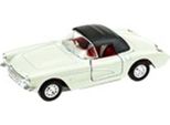 Welly Modellauto Chevrolet 1957 Corvette Weiß