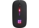 Defender Wireless Mouse Silent Click Touch MM-997 Battery 800/1200/1600 Dpi Black
