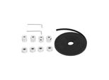 Kit Cinghia Ruota Sincrona, Puleggia Cinghia Dentata GT2, Set Cinghia Dentata Stampa 3D, Kit Puleggia Dentata, Puleggia Folle Cinghia Dentata Lega Alluminio, Accessori Stampa 3D