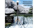 Stativo Per Fotografia, Stativo Portatile Per Luce Con Colonna Centrale Staccabile, Stativo Per Treppiede Per Luce Video, Stativo Per Illuminazione, Unità Flash, Flash