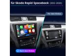 9" Carplay Autoradio Android 14 Per Skoda Rapid Spaceback 2012-2020 Gps Navi Wifi 4G Bt Dab+ Swc Usb 6+128GB 8-Core"