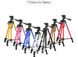 Andoer Leggero Treppiede Fotografico In Lega Di Alluminio 3 Kg Di Capacità Di Carico Max. Altezza 135Cm/53In Con Borsa Da Trasporto Supporto Per Telefono Per Fotocamera Dslr