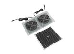 Ventilatore Alimentato A Pannello Solare, Kit Di Ventilatori Doppi Alimentati A Energia Solare, Kit Di Ventilatori Alimentati A Pannello Solare, Kit Di Ventilatori Alimentati A Energia Solare Impermeabile, Kit Di Ventilatori Solari