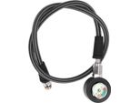 Manometro Luminoso Per Immersioni Con Tubo Alto Per Regolatore Bcd Attrezzatura Subacquea 65 Cm/25,6 Pollici