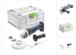 Festool Agc 18-125 Eb-Basic Smerigliatrice Angolare A Batteria 18V 125Mm / Brushless ( 576825 ) + Valigetta Systainer - Senza Batteria, Senza Caricabatterie