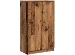 Vidaxl Scarpiera In Legno Vecchio 59X35X100,5 Cm Materiale A Base Di Legno