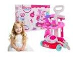 Set Di Pulizia Carrello + Aspirapolvere + Accessori Giocattolo Per La Casa