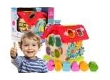 Casa Interattiva Per Bambini + Sorter + Blocchi + Pareti Attive