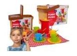 Cestino Da Picnic Colorato + Accessori Per Bambini