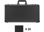 Scatola Per Carte Classificate Succebuy, 5 Scomparti, Custodia Per Carte Sportive Con Chiusura A Combinazione E Divisori In Schiuma, Per 162 Carte Classificate Psa, 115 Carte Bgs, 130 Carte Sgc