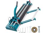 Succebuy Tagliapiastrelle Manuale Da 47 Pollici/1200 Mm Con Doppio Binario, Tappo Da 3/5 Pollici Con Posizionamento Laser Preciso, Utensili Tagliapiastrelle Per Un Taglio Preciso, Rosso
