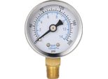 40 Mm 0~200Psi 0~14Bar Filtro Piscina Pressione Acqua Quadrante Manometro Idraulico Manometro 1/8" Npt Filettatura"
