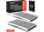 Frankberg 2X Filtro Aria Cabina Carbone Attivo Per Bmw Serie 5 E60 E61 Serie 6 E63 E64 Alpina B5 B6