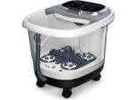 Massaggiatore Per Pediluvio Costway Con Rulli, Riscaldatore Elettrico Per Pediluvio E Doccia Massaggiante, Spa Per Massaggio Plantare Shiatsu 10-60Min Timer / 35-48℃ / 500W Grigio