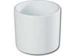 Coprivaso In Ceramica Zeus Elegant Bianco Lucido 32 Cm