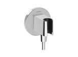 Hansgrohe Wandanschluss Fixfit S Rund, Mit Brausehalter, Chrom (26888000)